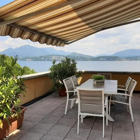 Bmp Gioiosa 1 Terrazza Vista Lägenhet Belgirate
