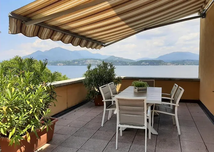 Bmp Gioiosa 1 Terrazza Vista Lägenhet Belgirate